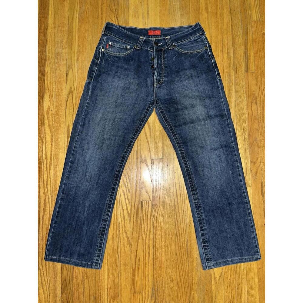 Y2k Edwin Denim Jeans Men's 34x28 Excellent Medium Wash